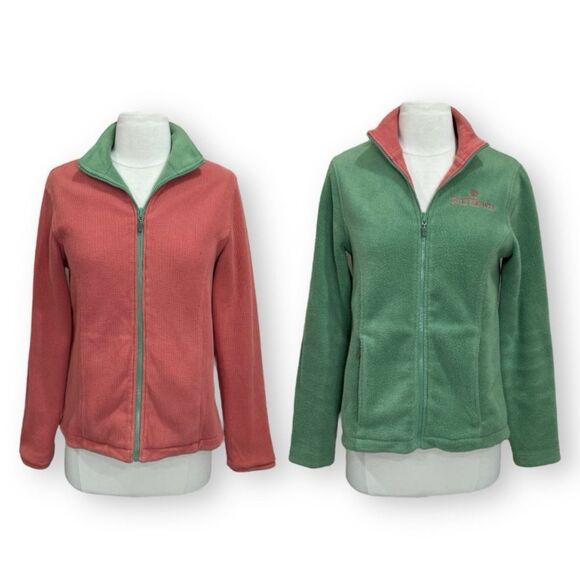 Ruff Hewn Reversible Fleece Full Zip Jacket Small - Picture 14 of 14